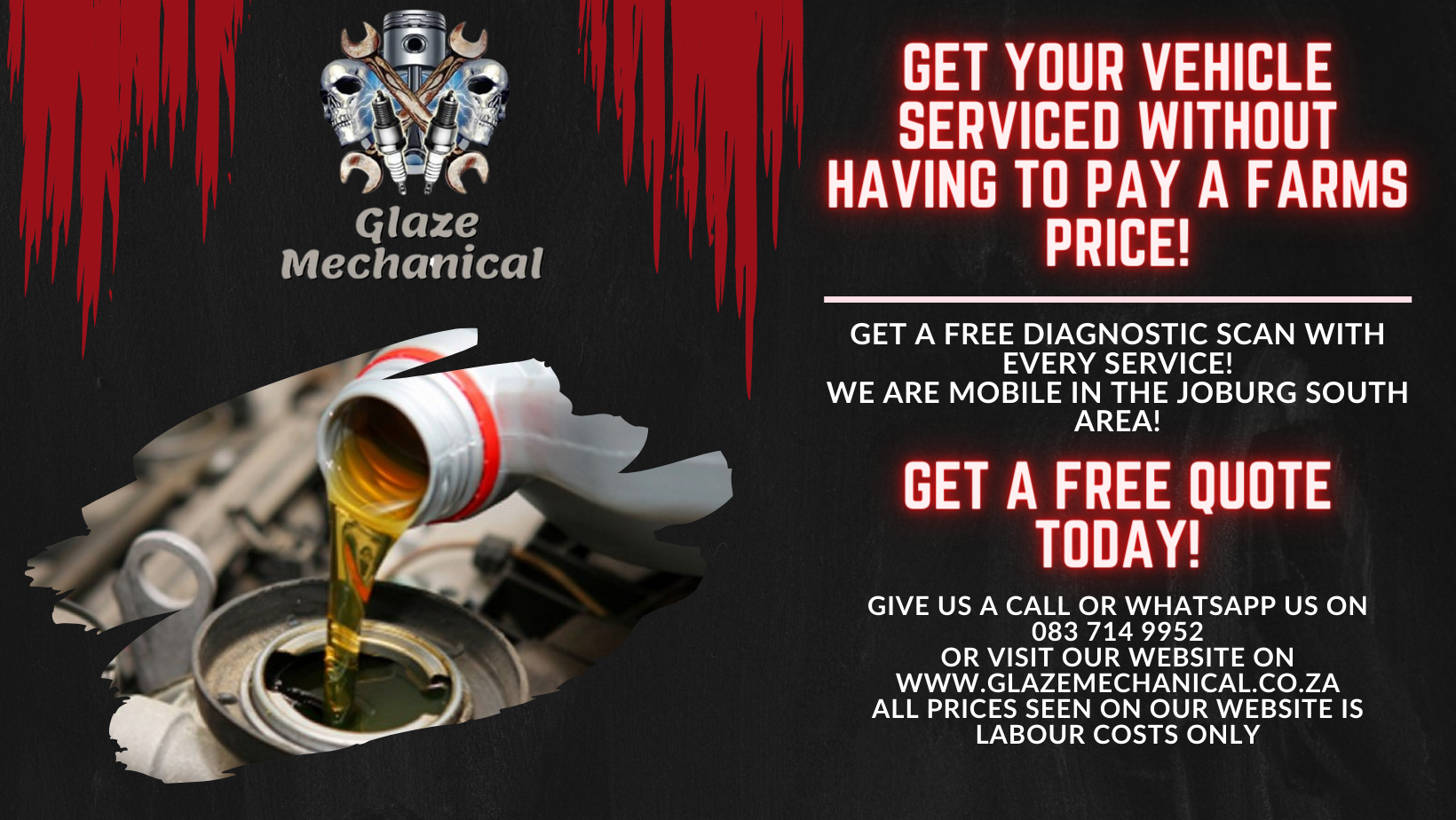 Glaze Mechanical Business Card